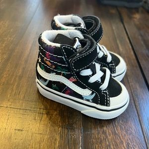 Dino high top Vans toddler 2
